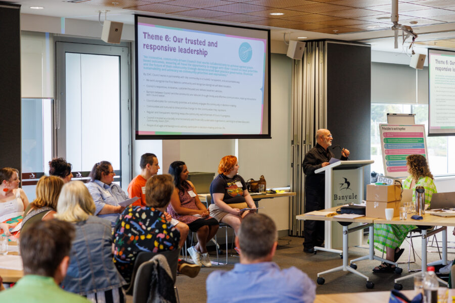 A meeting of the Banyule Community ThinkTank