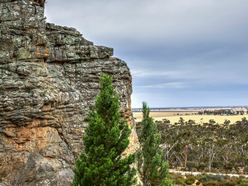 Rock formation in the Mount Arapiles - Tooan State Park in Victoria.